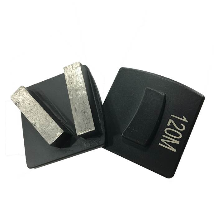 Klindex Double Bar Segment Quick Lock Diamond Grinding Disc (KLD-T2B)