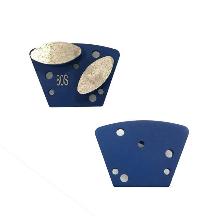 Double Oval Segment Diamond Trapezoid Grinding Disc (JOY-TP-O2)